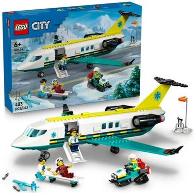 *TARIFAS DE IMPORTACIÓN GRATUITAS* LEGO City Ambulancia Aérea de Emergencia 60465 A Mano Foto 1 de 4