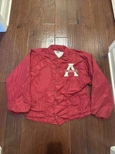 MENS VINTAGE ALABAMA CRIMSON TIDE WINDBREAKER JACKET SIZE Medium-1970s Russell - Picture 1 of 14
