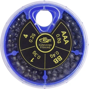 SF Micro Split Shot Lead Combo Removable Fly Fishing & Ice Fishing - Picture 1 of 12