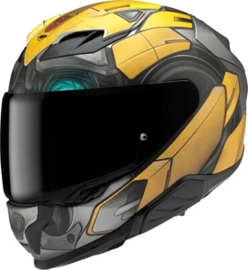 CASCO MOTO INTEGRALE FIBRA HJC F71 BUMBLEBEE HASBRO TRANSFORMERS MC3SF TG M - Picture 1 of 5