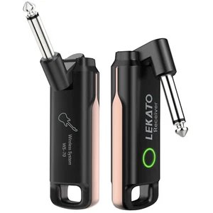 Sistema receptor receptor de audio transmisor de audio para guitarra LEKATO inalámbrico UHF 70 canales - Imagen 1 de 8