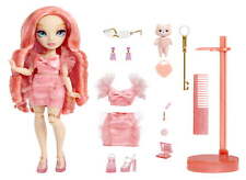 Rainbow High Pinkly Pink Fashion Doll in Fashionable Outfit, with Glasses & A