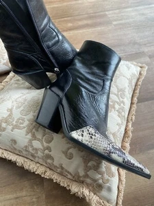 Cowboy Bikernstifeletten topshop 38 Stiffeleten wie Neu - Bild 1 von 11