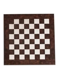 SCACCHIERA CON CONTENITORE IN LEGNO DI NOCE E ACERO DELLA VALGARDENA - Picture 1 of 1