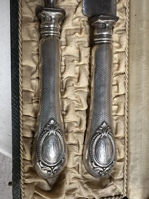 Couverts en Argent Massif Minerve Service à  Gigot - Photo 1/4