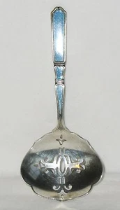 St. Dunstan emaillierter Gorham Sterlingsilber Bon Servierlöffel - Bild 1 von 6