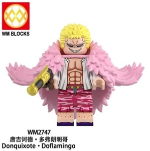 2 inch Custom One Piece Donquixote Doflamingo Minifigure with Gun - Picture 1 of 2