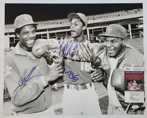 New York Mets Dwight Gooden Darryl Strawberry Mike Tyson Signed Auto 16x20 JSA - Picture 1 of 9