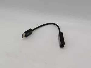Amazon Basics DisplayPort to HDMI adapter cable 4K @ 60Hz adaptor lead black - Picture 1 of 11
