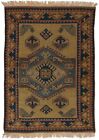 Traditional Vintage Hand-Knotted Carpet 3'11" x 5'8" Wool Area Rug