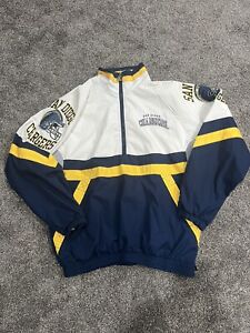 San Diego Chargers LA 90s STARTER jacket puffer XL white NFL Pro Line vintage