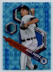 2018 Bowman High Tek Ocean Blue Tidal #PHTAF Alex Faedo \75 (ref 186095) - Picture 1 of 2