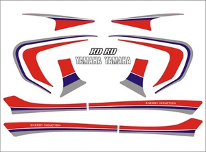 Yamaha RD125 LC Mk1 Decal Kit white bike. - Picture 1 of 1