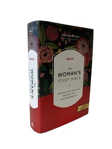 The Woman's Study Bible NKJV Full Color 2017 Hardcover LIKE NEW Thomas Nelson - Picture 1 of 13