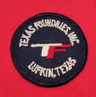 Texas Foundries Employee Badge Patch Lufkin Texas (Rare Find) Vintage