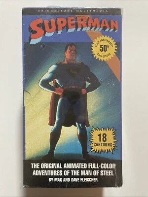 Superman Gold 50th Anniversary Collection Volume 1 2 & 3 VHS Tapes Animated NEW - Image 1 of 4