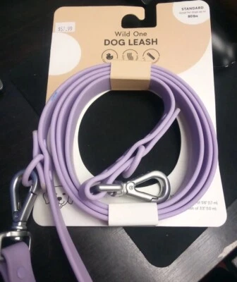 Wild One Standard Dog Leash For Dogs up to 80 lbs  Lilac NEW - Image 1 of 4