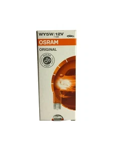 Osram WY5W T10 Amber 12V Amber W2.1x9.5d Car Wedge Bulb (Pack of 10) - Picture 1 of 3