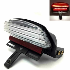 Motorcycle Tri-Bar Rear Fender Lamp Brake Tail Light Bracket For Harley Touring - Bild 1 von 6