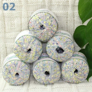 Sale New Lot of 6 Ballsx50g High-quality Nylon Ladder Track Knitting Yarn Olive - Picture 1 of 6