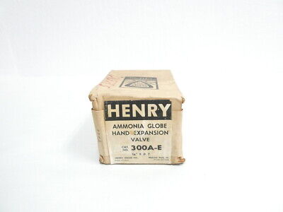 Henry 300A-E Ammonia Globe Hand Expansion Valve 1/4in • 42.65$