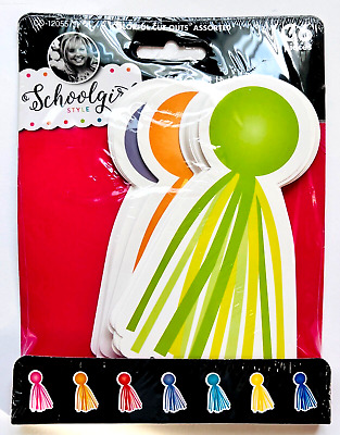 *Schoolgirl STYLE Hello Sunshine *Tassles Colorful Cut-Outs 36 Pieces • 6.14€
