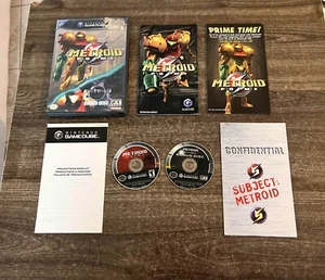 Metroid Prime Game with Bonus Disk Metroid Prime 2 TESTED WORKING! - Picture 1 of 9