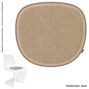 Eco Filz Kissen 23mm geeignet für Panton Chair gepolstert mit Antirutsch - Bild 1 von 32