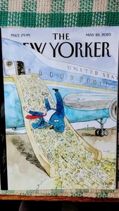 THE NEW YORKER Magazine May 26,2025 Blitt cover ofTRUMP Qatari Plane - Picture 1 of 24