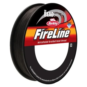 6lb 300 Yard Smoke Grey Fireline Bead Thread Microfused Braided Cord - Picture 1 of 8