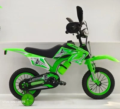 Dirt bike , motocross, , 16” children’s bike 4-8yrs Old 3 Colours Stabilisers - Image 1 of 3