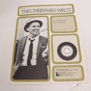 The Christmas Waltz Pop Piano Voice Sheet Music Cahn Styne 1954 Sands - Picture 1 of 3