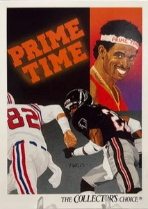 1991 Upper Deck #85 Deion Sanders - Atlanta Falcons - Imagen 1 de 2