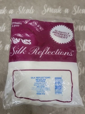Pantimedias Hanes Silk Reflections Sandalia Paquete de 3 Pares Talla CD Foto 1 de 2