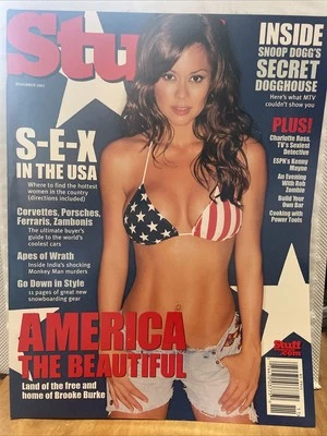 Stuff Magazine #24 November 2001 Playboy celebrity Brooke Burke Foto 1 de 4