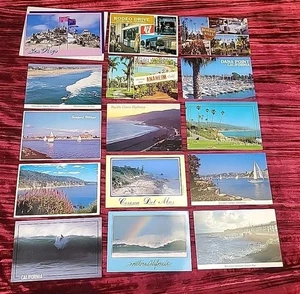 Vintage CA California Postcard Lot DUPLICATES POSTED UNPOSTED COLLECTION ESTATE - Picture 1 of 8
