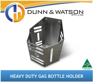 Aluminium Heavy Duty 9kg Gas Bottle Holder for 4x4, 4WD, Canopy, Trailer - Picture 1 of 1