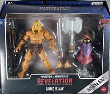 Mattel Masters of the Universe Revelation Masterverse Deluxe Savage He-Man Orko