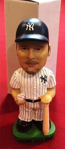 2002 COLUMBUS CLIPPERS JASON GIAMBI SGA BOBBLEHEAD A's, YANKEES ~ NIB Cover