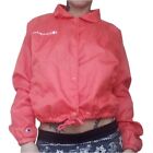 Champion heritage water repellent woven orange coaches jacket size large
