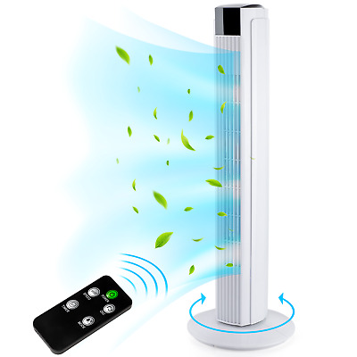 AERSON® Turmventilator 80 Cm Mit Fernbedienung Ventilator Standventilator Leise • 37.99€