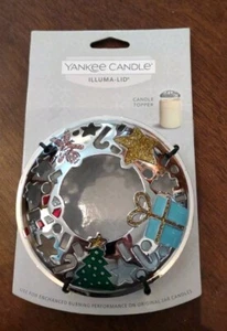 NUEVO Yankee Candle Illuma-Tapa Vela Tarro Topper Tema Navidad Embalaje Original. MAH - Imagen 1 de 3