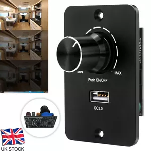 12V/24V RV Single Dimmer Light Switch Suitable for RV, Camper, Van, Truck, Yacht - Picture 1 of 10