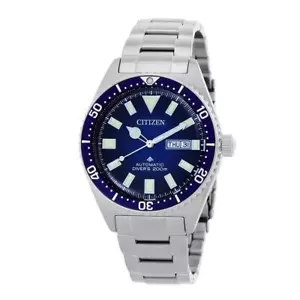 Citizen Men's Promaster Dive Automatic 3 Hand Silver Stainless Steel Watch with - Picture 1 of 5