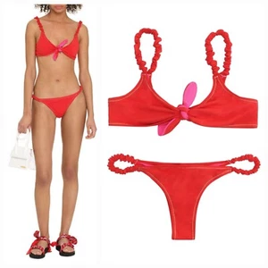 Regina Olga Luca Bikini Set in Red Size 3 NWT - Picture 1 of 11