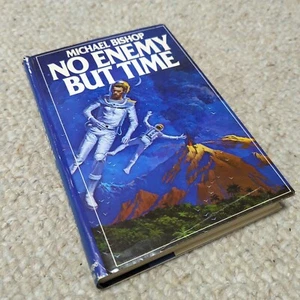 No Enemy But Time Michael Bishop Timescape Books 1982 HC DJ BCE - Imagen 1 de 17