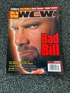 WCW Magazine - Issue 64 Aug 2000 Bad Bill Goldberg Russo Q&A GAB PPV Inc Poster - Picture 1 of 2