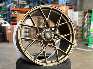 New 20x8.5 21x11.5 FORGED Carrera 911 992 GT3 RS (4 Wheel) PORSCHE BRONZE - Picture 1 of 24
