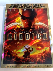 The Chronicles of Riddick Unrated DVD Ships  Same Day With Tracking VERY GOOD - Bild 1 von 2
