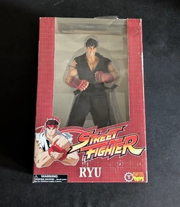 2005 Sota Toys Street Fighter Evil Ryu Rotocast Actionfigur versiegelt Neu in OVP - Bild 1 von 7